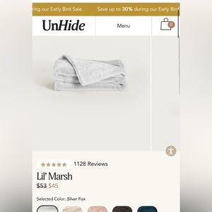 Unhide little marsh blanket new